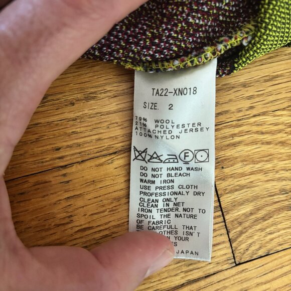 TOGA Toga Archives Women's Knit geometric pattern top - Picture 2 of 8